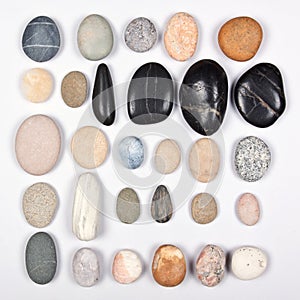 Collection of pebbles