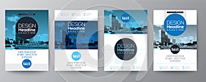 Collection of poster flyer brochure cover layout design template