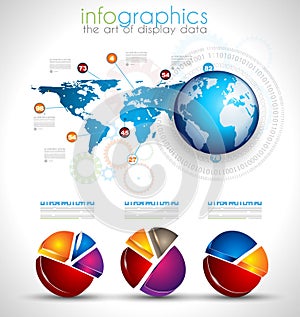 Collection of quality Infographics objects