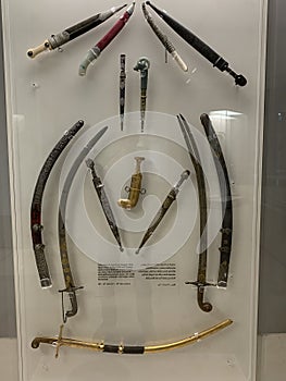 Collection of rare swords and daggers