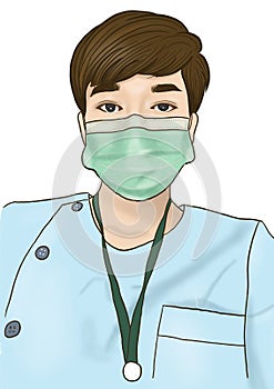 Collection of respiratory illness sign photo
