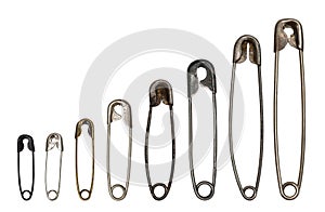 Collection of safety pins