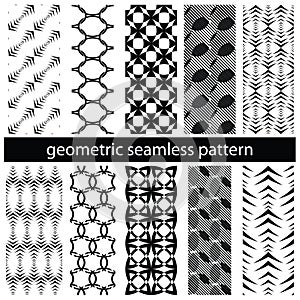 Seamless geometric pattern design background