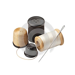 Sewing Supplies: Thread, Needles, and Thimbles