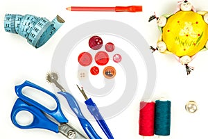 Collection of sewing items