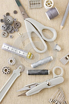 Needlecraft and sewing tools photo