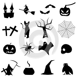 Collection of shapes for Halloween