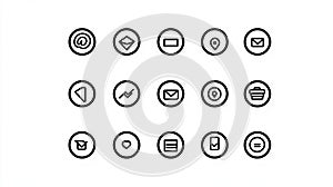 Collection of Simple UI Icons