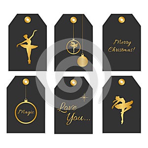 Collection of six cute redy-to-use gift tags.