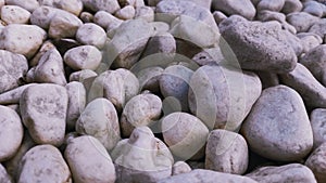 A collection of small stones.