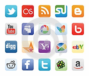 Collection of Social Network Logos