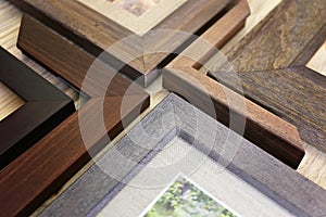 Collection of Solid Wood Picture Frame Samples