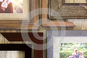 Collection of Solid Wood Picture Frame Samples