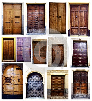 Collection of Spanish Wooden Doors