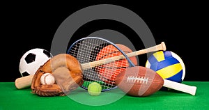 Sports equipment photo