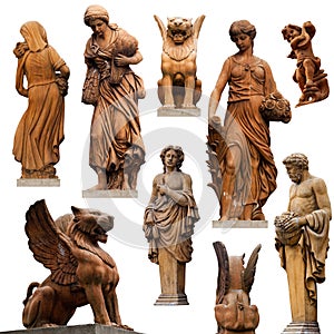 Collection of statues