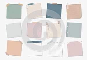 Collection of sticky note illustrations