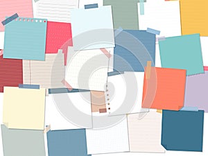 Collection of sticky note illustrations