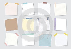 Collection of sticky note illustrations