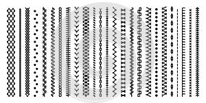 Collection stitch patterns.