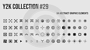Collection of strange wireframes vector 3d geometric shapes, distortion