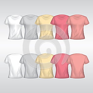 collection of t-shirts. Vector illustration decorative design