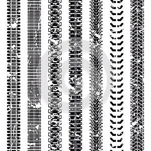 Collection tank and tractor tracks