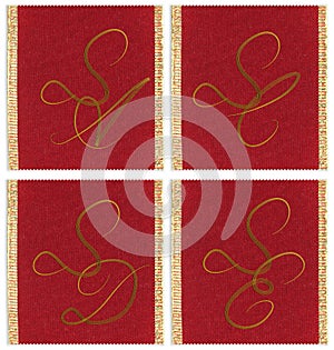 Collection of textile monograms