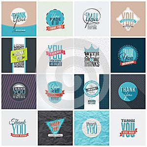 Collection of Thank You Card Designs