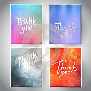 Collection of thank you cards