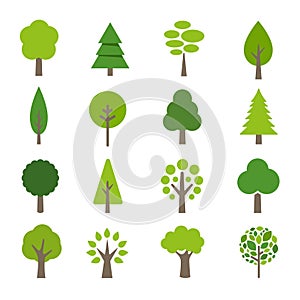 Collection of Trees Icons