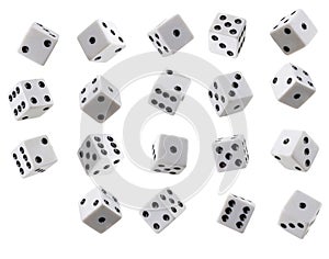 A Collection of Tumbling Dice