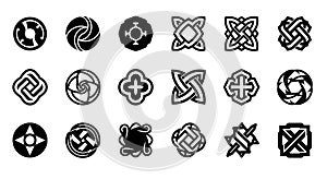 Abstract Geometric Design Elements Set