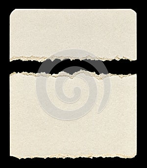 Collection of various pieces of note paper on black