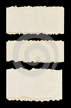 Collection of various pieces of note paper on black