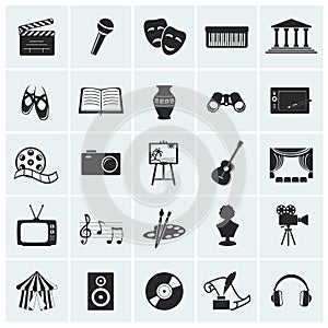 Collection of vector arts icons.