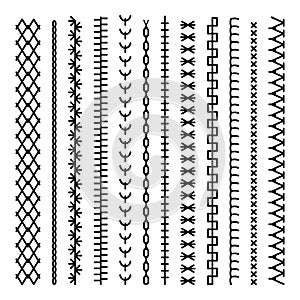 Collection stitch patterns.