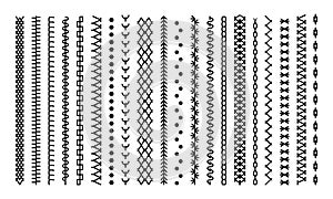 Collection stitch patterns.