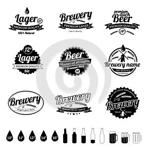 Collection of Vintage Beer Labels