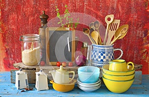 Collection of vintage kitchenware,