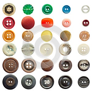 Collection of vintage sewing buttons