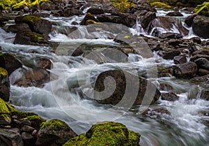 A collection of Waterfalls on Deception Creek, Washington State