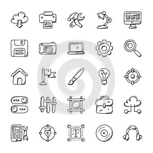 Collection of Web Design and Development Vector Icons