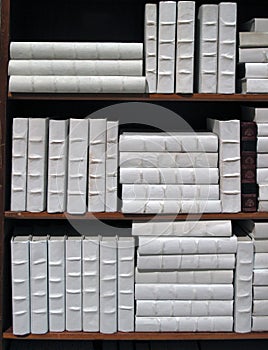 Collection of White Books photo