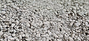 A collection of white coral stones photo