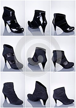 Collection of woman shoes