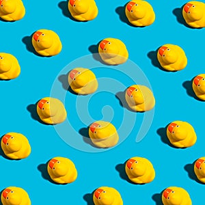 Collection of yellow rubber ducks