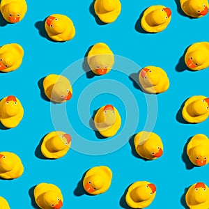 Collection of yellow rubber ducks