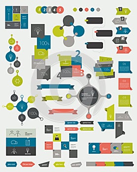Collections of info graphics.