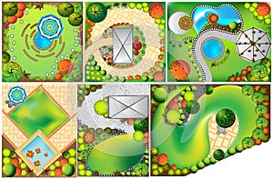 Collections od Landscape Plan